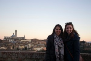 My friend and me in Siena.