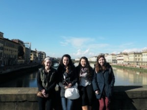 The roommates and me exploring Florence on a beautiful day!