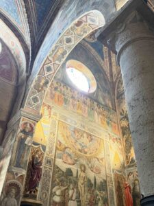 Artwork inside the Duomo di San Gimignano