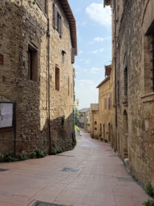 The Streets of San Gimignano