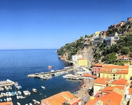 view of Sorrento, Italy