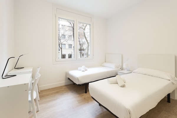 Apartment shared bedroom
